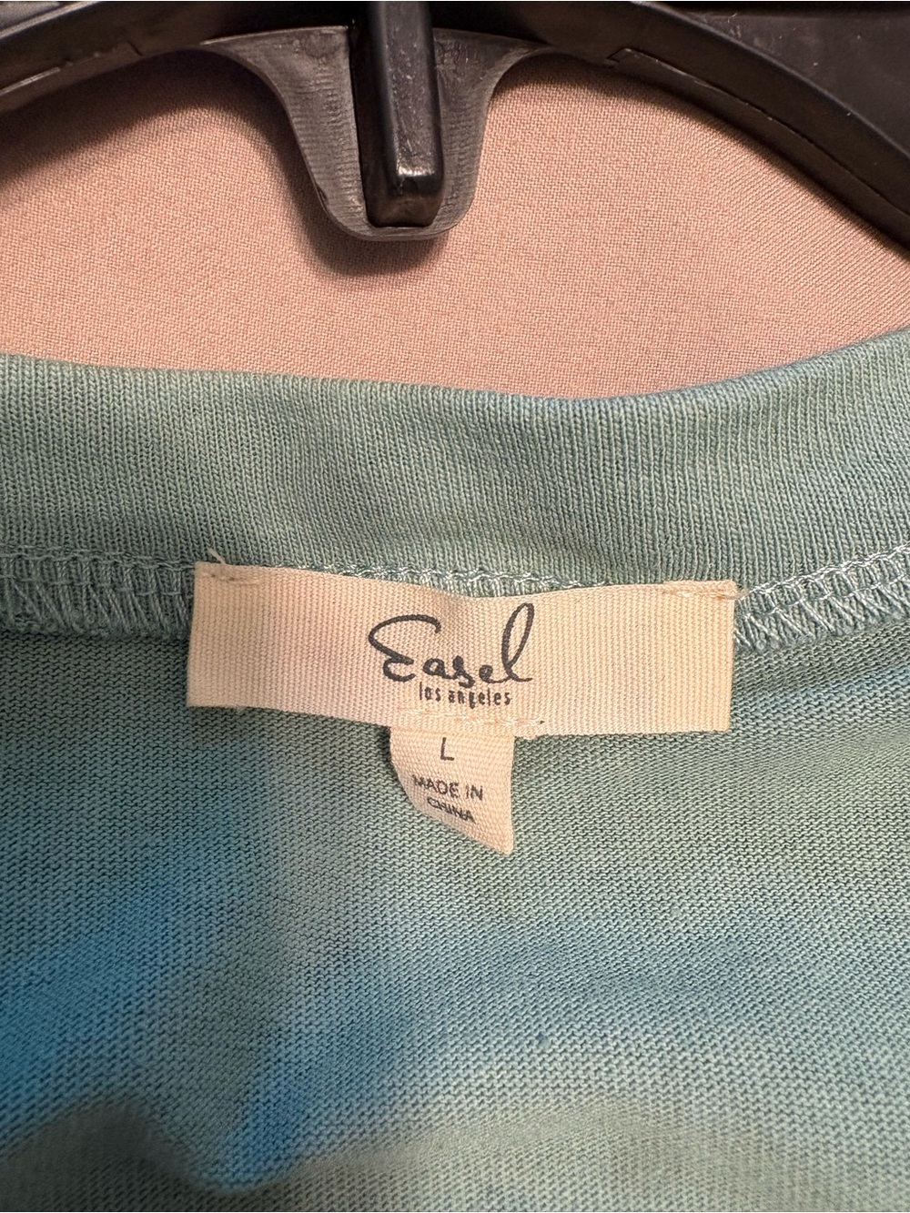 easel Mint Green Star Studded Pullover Sweatshirt - Picture 3 of 5